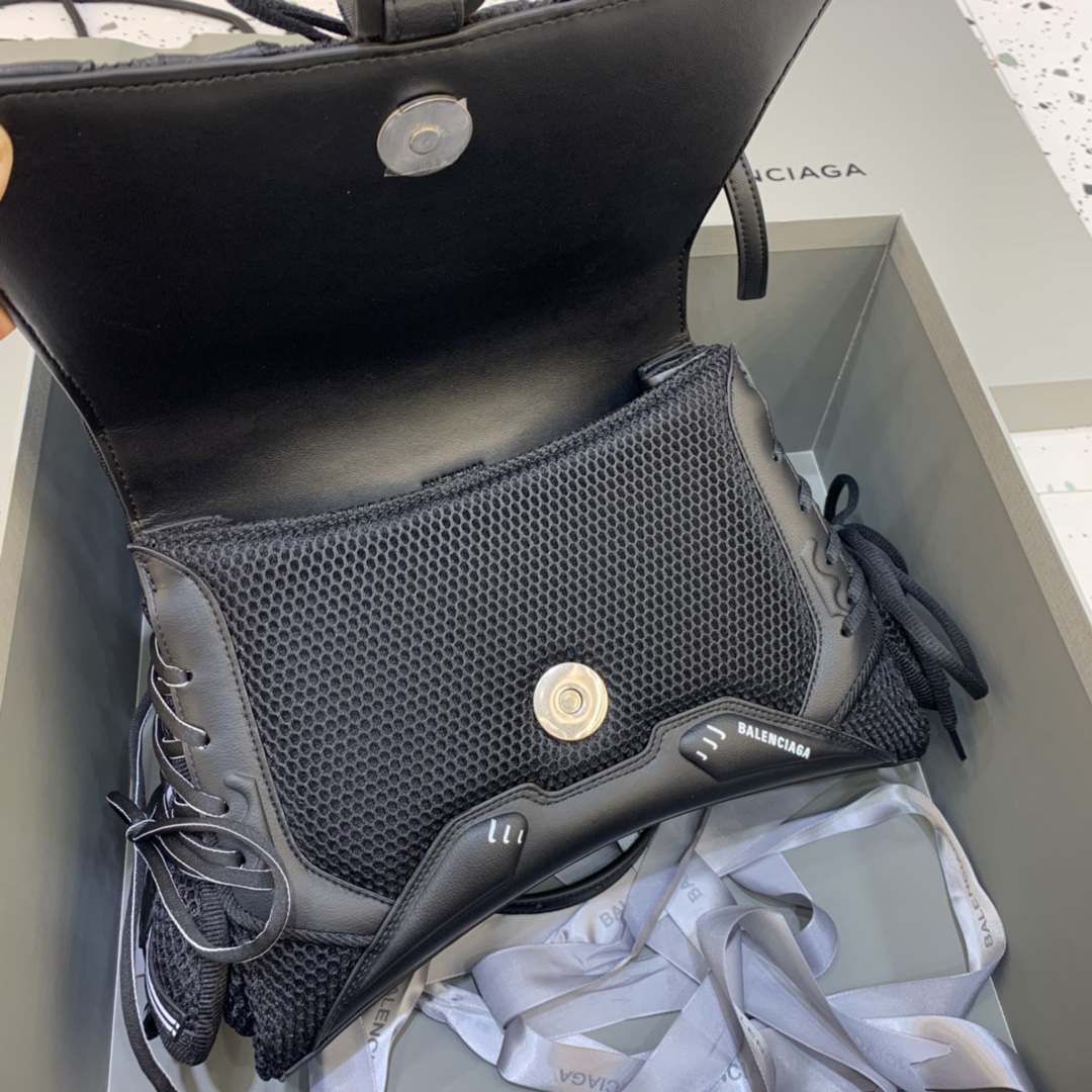 Balenciaga SneakerHead Small Handle Bag Black